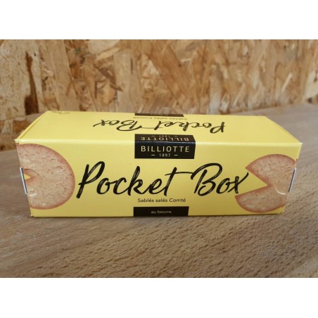 Pocket Box, 25 sablés salés Comté