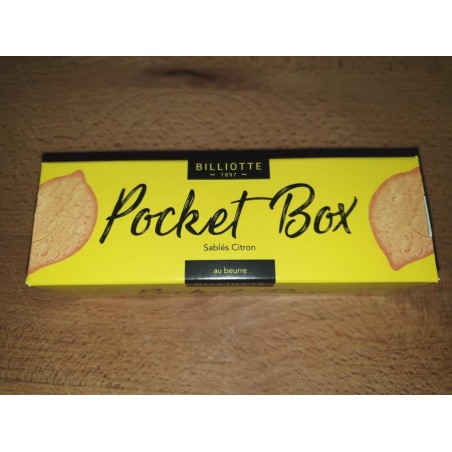 Pocket Box, 25 sablés Citron
