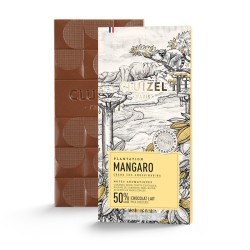 Tablette Chocolat au lait 50% Mangaro Cluizel