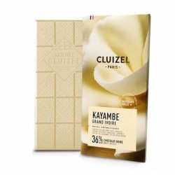 Tablette Chocolat blanc 36% Kayambe Cluizel